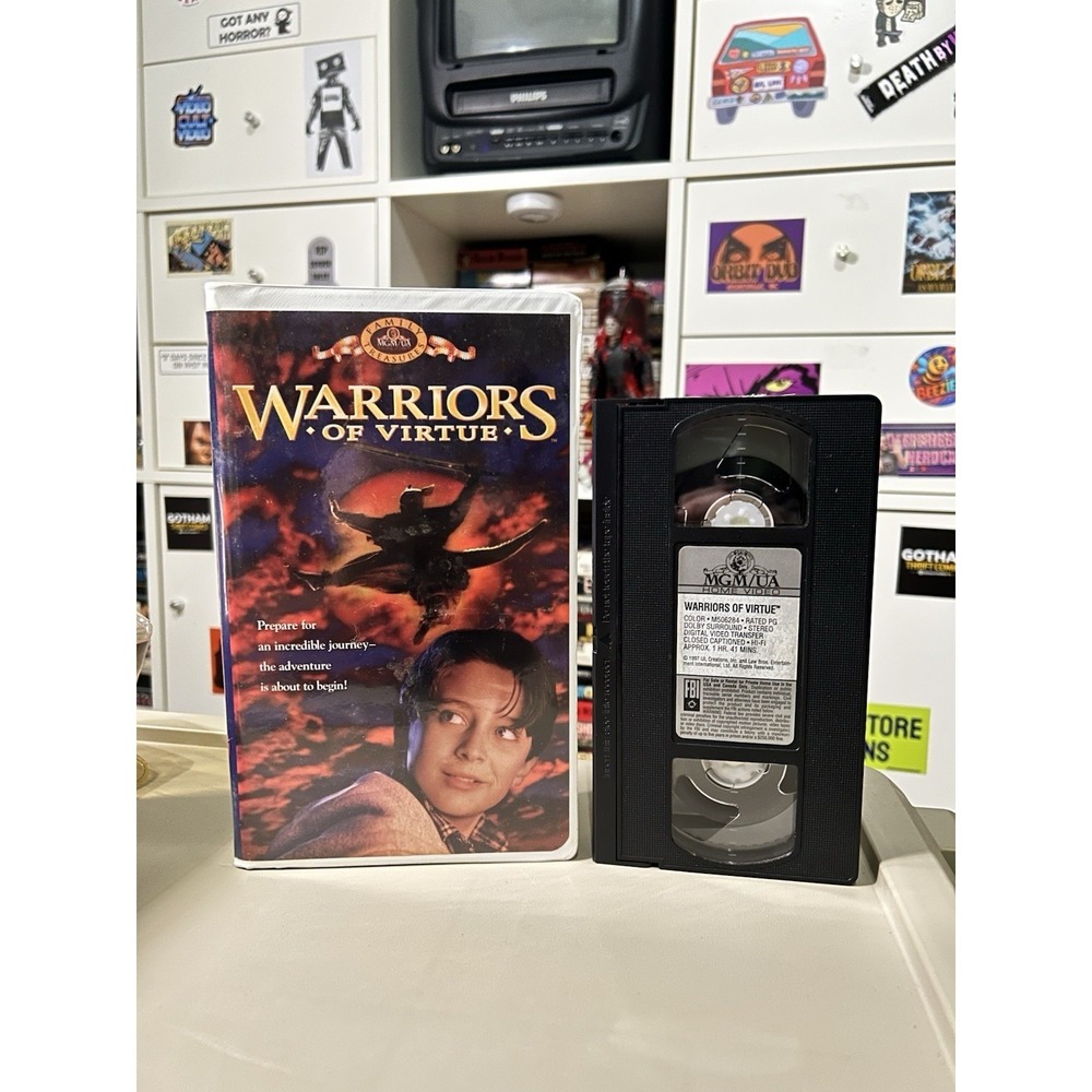 Warriors of Virtue VHS Tape 1997 Clamshell MGM/UA Ronny Yu Mario Yedidia